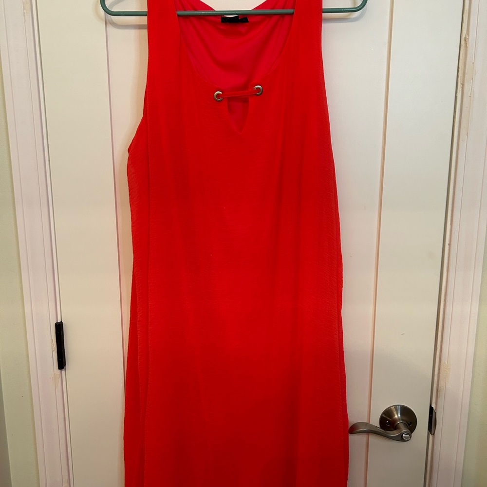Tacera Bold Red dress